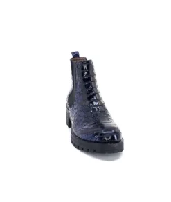 Minka Dinka Cuir Vernis Coco Bleu*Femme Bikers