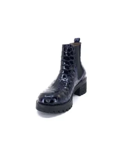 Minka Dinka Cuir Vernis Coco Bleu*Femme Bikers