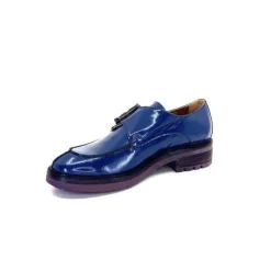 Donna Carolina 50.912.012 Cuir Spazzolato Bleu*Femme Mocassins
