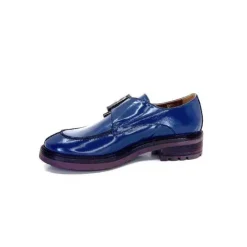 Donna Carolina 50.912.012 Cuir Spazzolato Bleu*Femme Mocassins