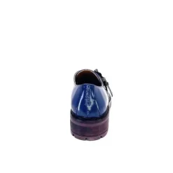 Donna Carolina 50.912.012 Cuir Spazzolato Bleu*Femme Mocassins