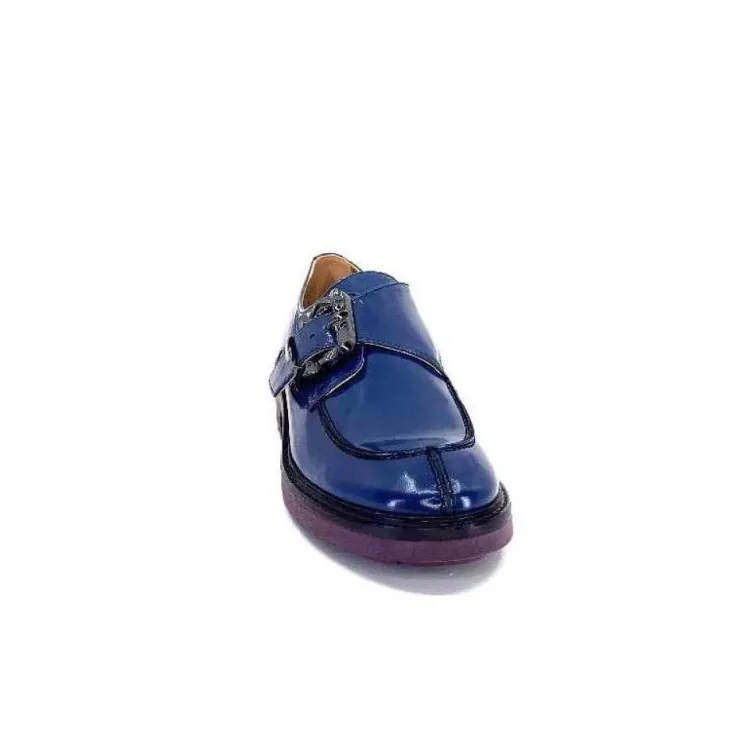 Donna Carolina 50.912.012 Cuir Spazzolato Bleu*Femme Mocassins