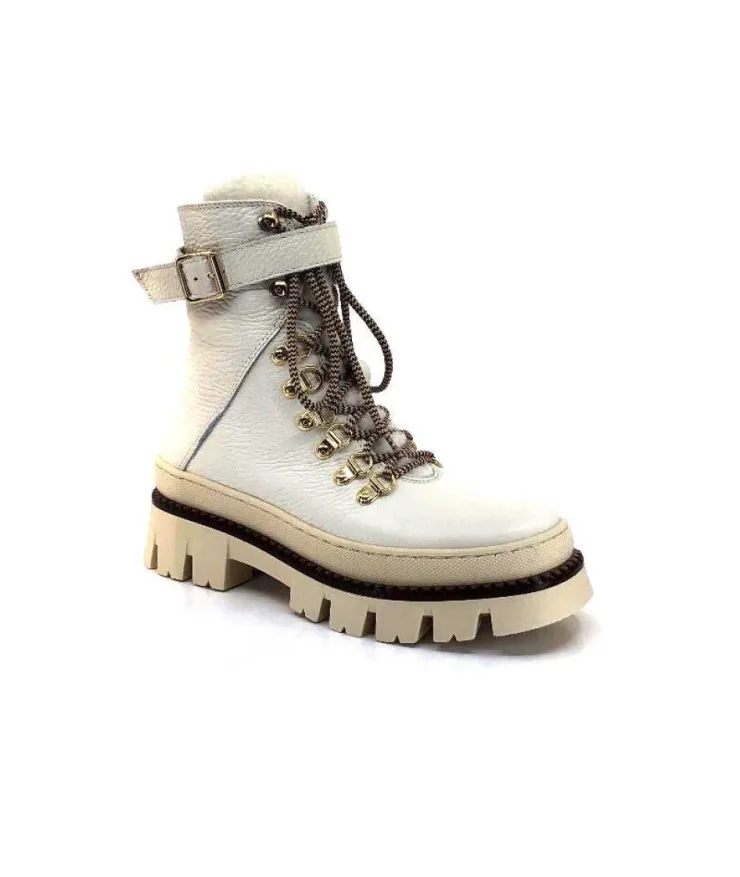 Elena 42042 Cuir Beige*Femme Fourrées