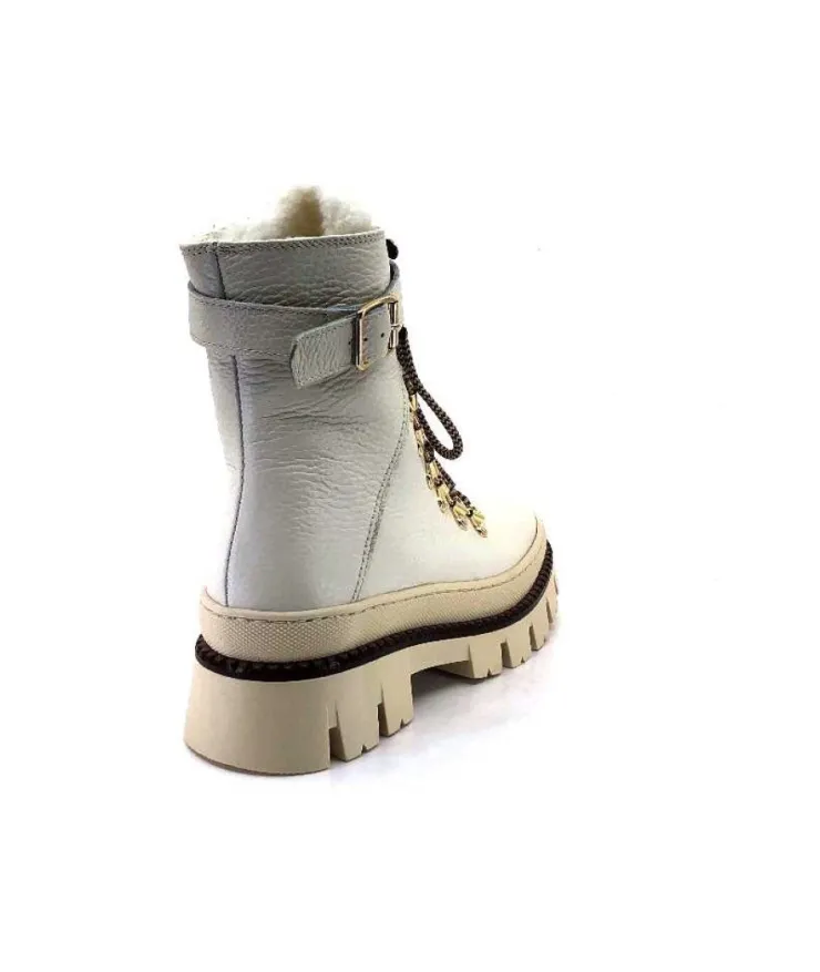 Elena 42042 Cuir Beige*Femme Fourrées
