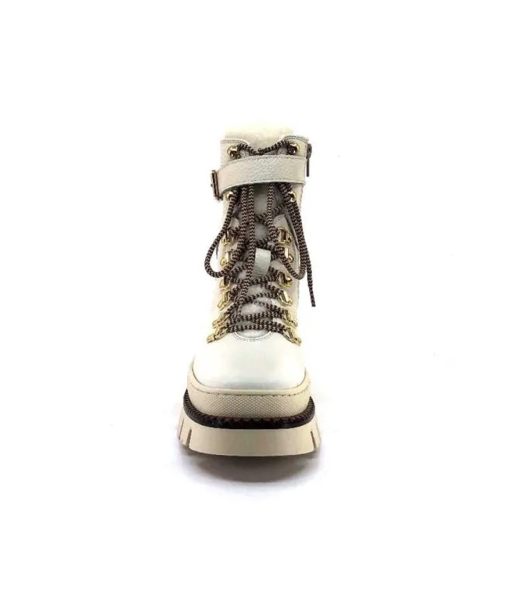 Elena 42042 Cuir Beige*Femme Fourrées