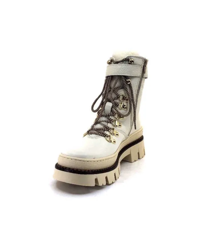 Elena 42042 Cuir Beige*Femme Fourrées