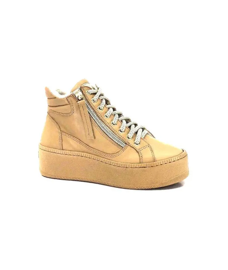 Elena 47147 Puffo Cuir Meringa*Femme Baskets