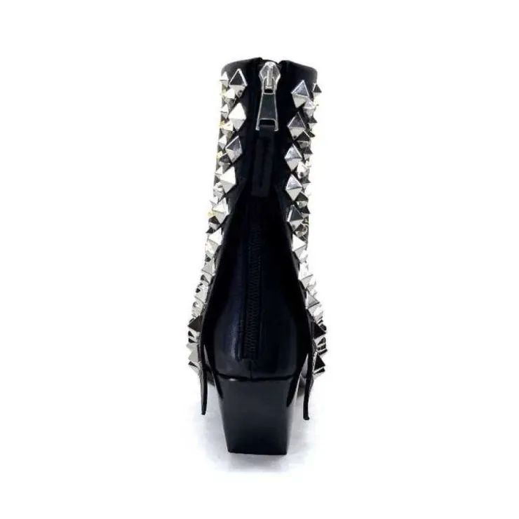 Elena iachi E3710 Cuir Noir*Femme Bottines