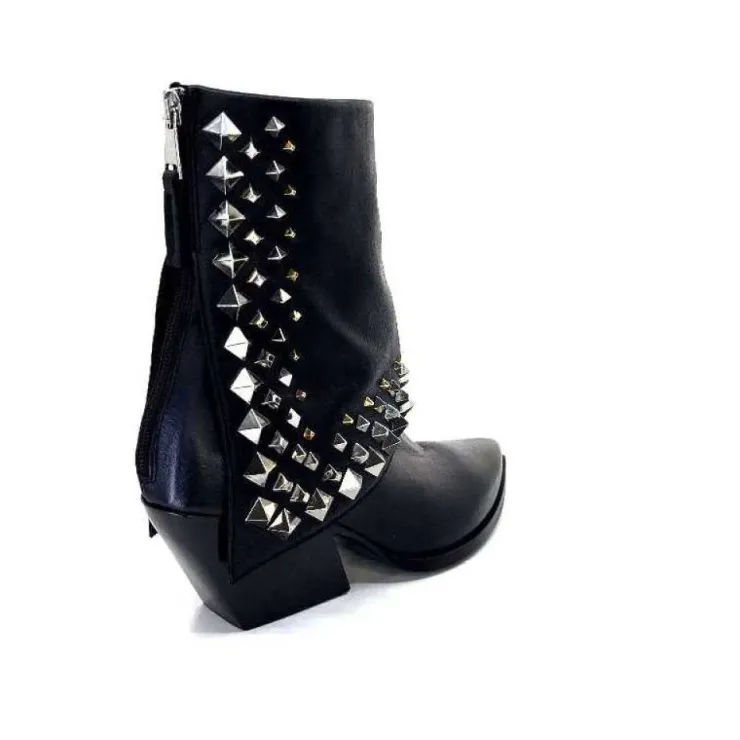 Elena iachi E3710 Cuir Noir*Femme Bottines