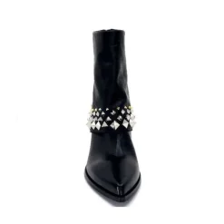 Elena iachi E3710 Cuir Noir*Femme Bottines