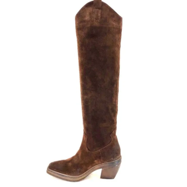 Elena iachi E3087 Daim Wash Hombre Cacao*Femme Santiags