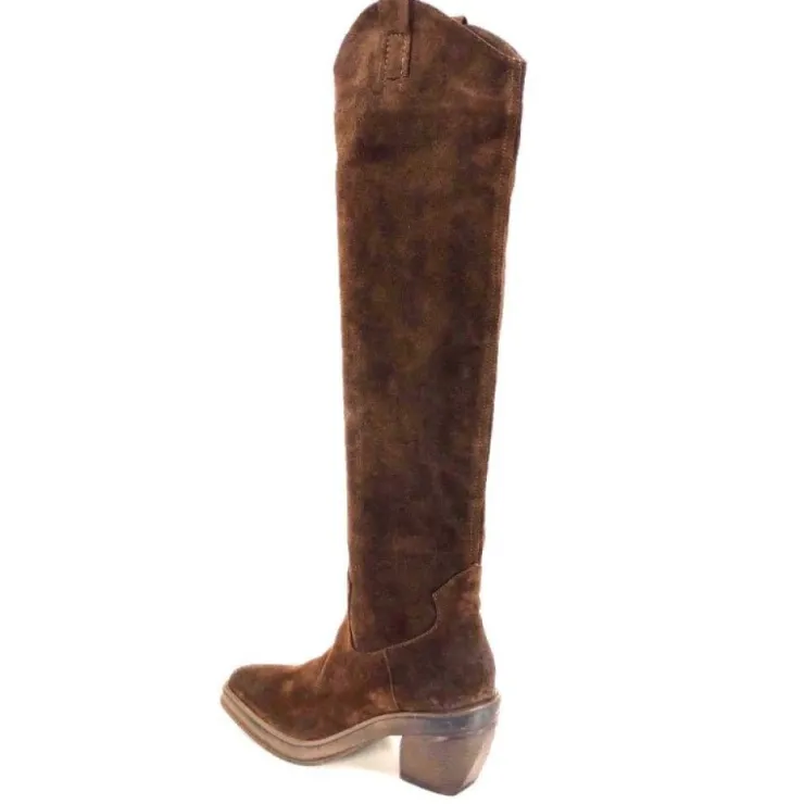 Elena iachi E3087 Daim Wash Hombre Cacao*Femme Santiags