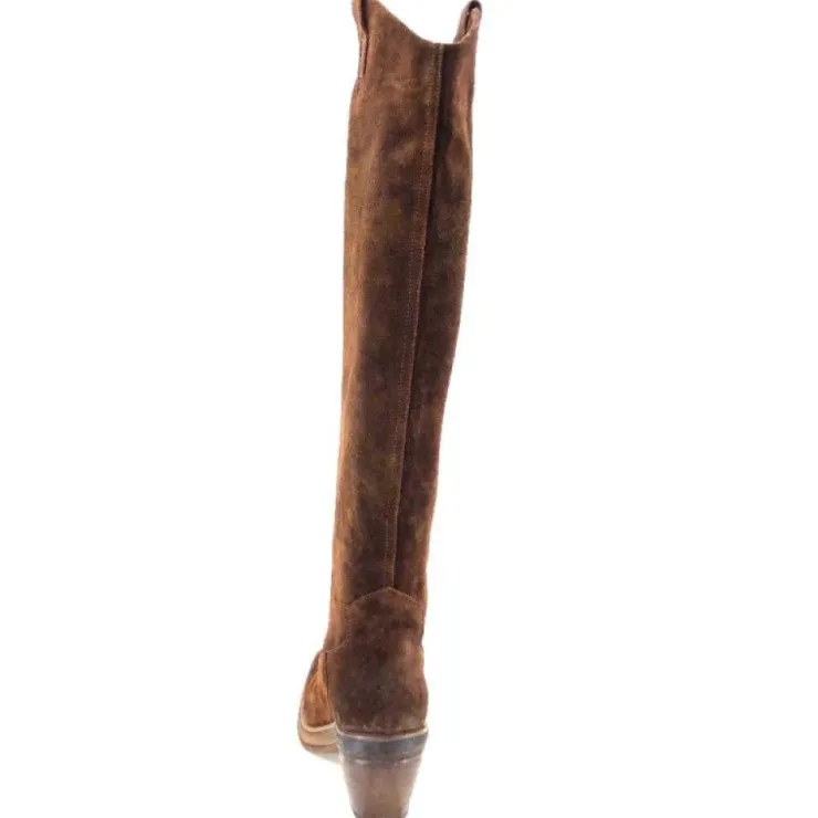Elena iachi E3087 Daim Wash Hombre Cacao*Femme Santiags