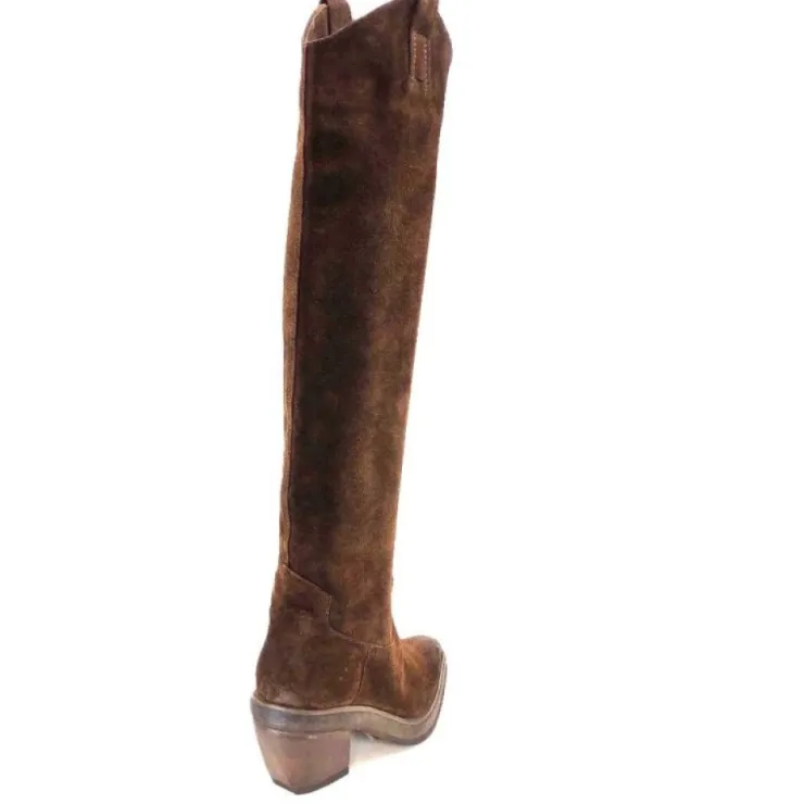 Elena iachi E3087 Daim Wash Hombre Cacao*Femme Santiags