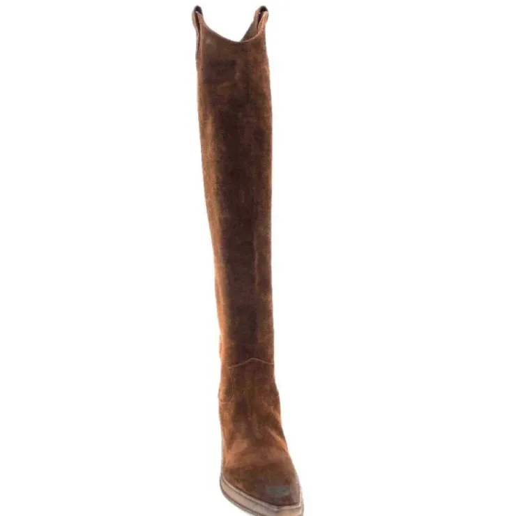 Elena iachi E3087 Daim Wash Hombre Cacao*Femme Santiags