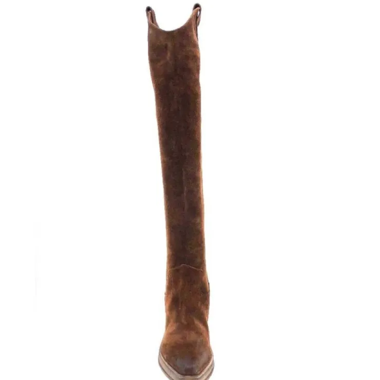 Elena iachi E3087 Daim Wash Hombre Cacao*Femme Santiags