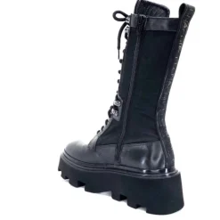 Elena iachi E2992-T Cuir Noir Textile Noir*Femme Bottines