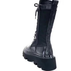 Elena iachi E2992-T Cuir Noir Textile Noir*Femme Bottines