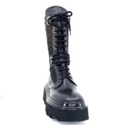 Elena iachi E2992-T Cuir Noir Textile Noir*Femme Bottines