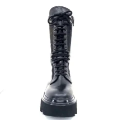 Elena iachi E2992-T Cuir Noir Textile Noir*Femme Bottines
