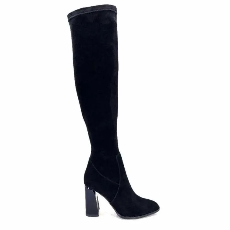 Elue Par Nous Daim Payros Noir*Femme Bottes
