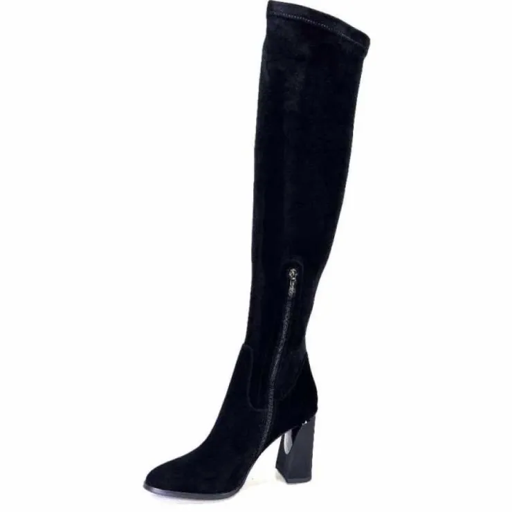 Elue Par Nous Daim Payros Noir*Femme Bottes