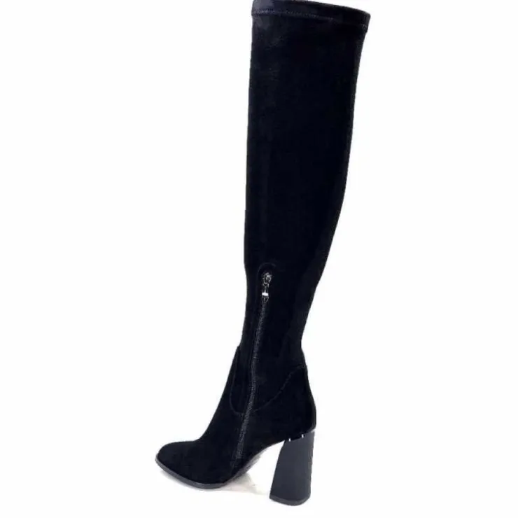 Elue Par Nous Daim Payros Noir*Femme Bottes
