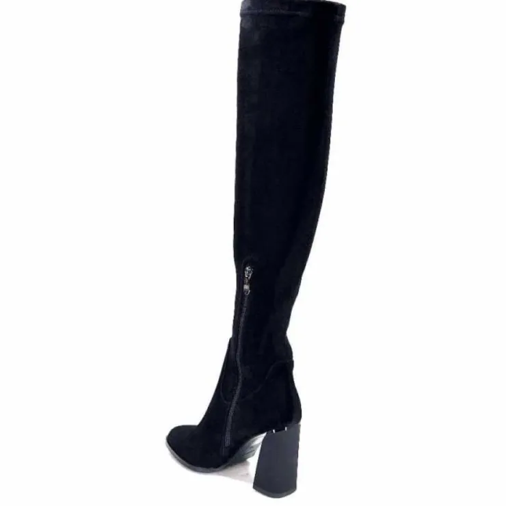 Elue Par Nous Daim Payros Noir*Femme Bottes
