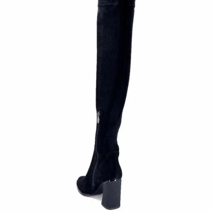 Elue Par Nous Daim Payros Noir*Femme Bottes