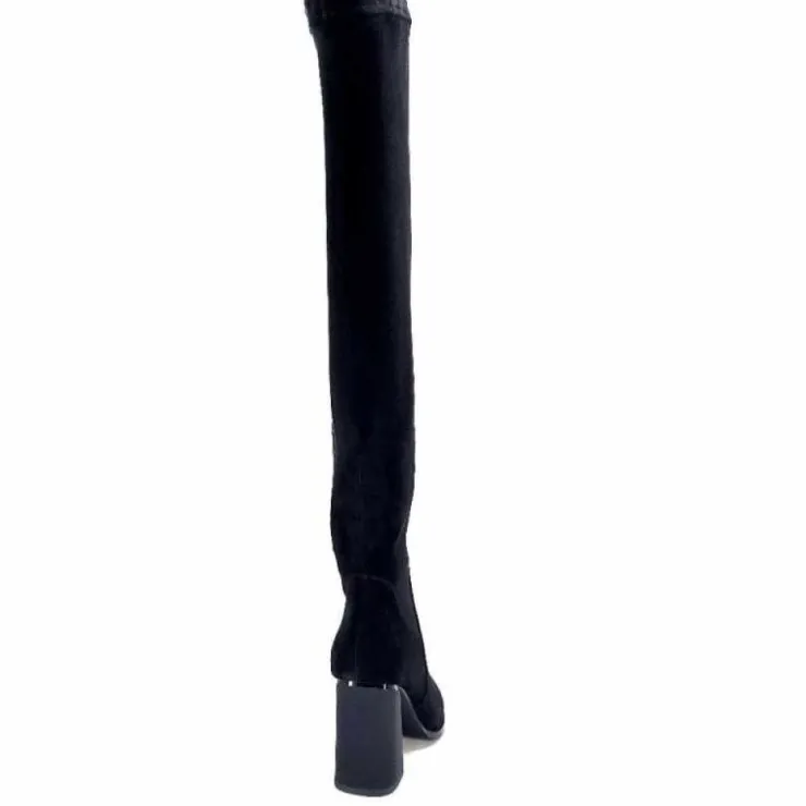 Elue Par Nous Daim Payros Noir*Femme Bottes