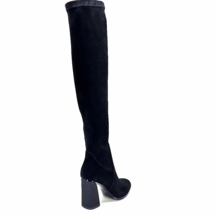 Elue Par Nous Daim Payros Noir*Femme Bottes