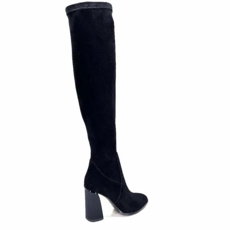 Elue Par Nous Daim Payros Noir*Femme Bottes