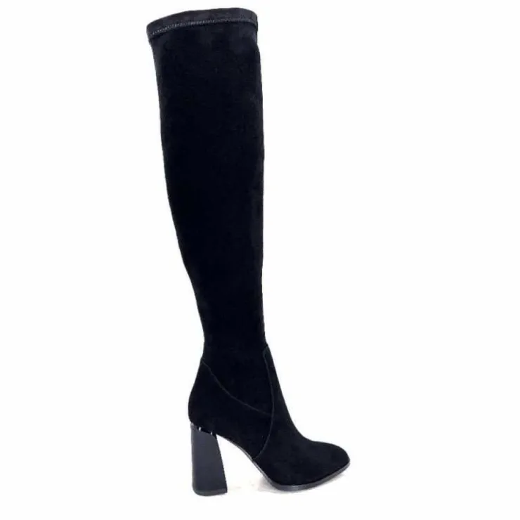 Elue Par Nous Daim Payros Noir*Femme Bottes