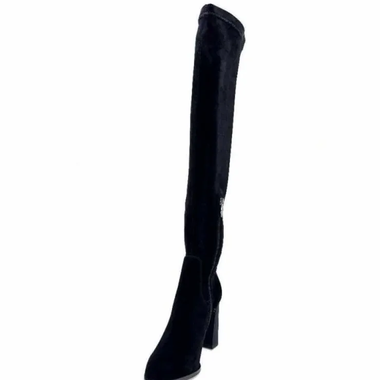 Elue Par Nous Daim Payros Noir*Femme Bottes