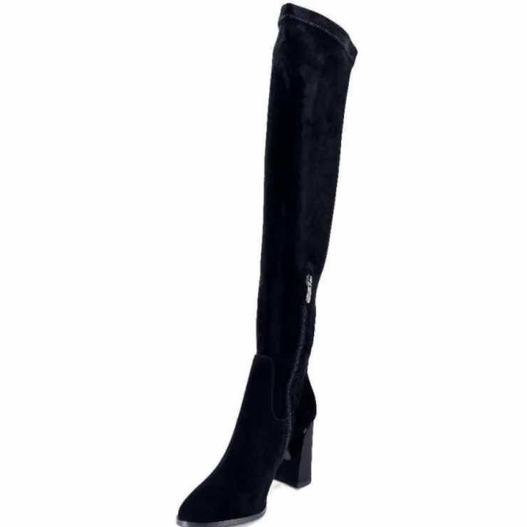 Elue Par Nous Daim Payros Noir*Femme Bottes