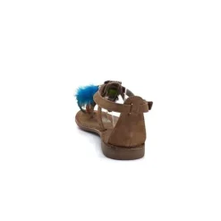 Elue Par Nous Lacoeur Cuir Taupe*Femme Sandales