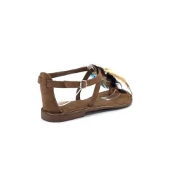 Elue Par Nous Lacoeur Cuir Taupe*Femme Sandales