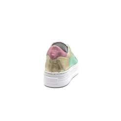 Elue Par Nous Nany Cuir Metal Vert*Femme Baskets