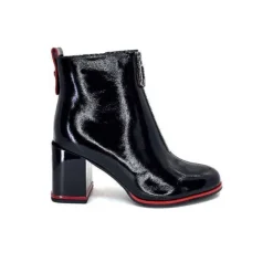 Elue Par Nous Paella Cuir Noir Vernis*Femme Bottines