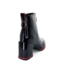 Elue Par Nous Paella Cuir Noir Vernis*Femme Bottines