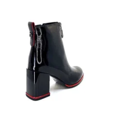Elue Par Nous Paella Cuir Noir Vernis*Femme Bottines