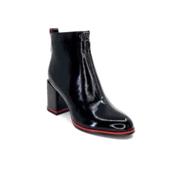 Elue Par Nous Paella Cuir Noir Vernis*Femme Bottines
