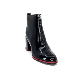 Elue Par Nous Paella Cuir Noir Vernis*Femme Bottines
