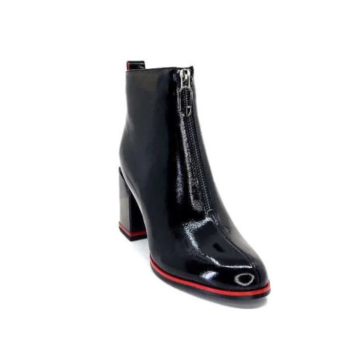 Elue Par Nous Paella Cuir Noir Vernis*Femme Bottines