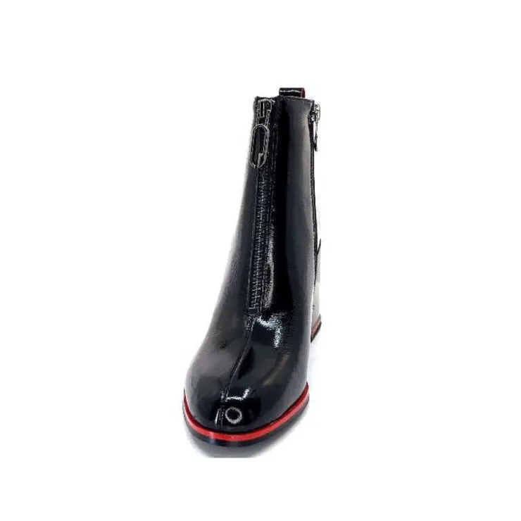 Elue Par Nous Paella Cuir Noir Vernis*Femme Bottines