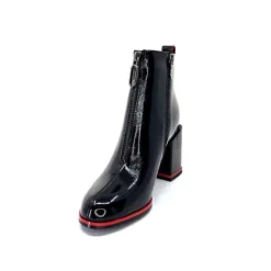 Elue Par Nous Paella Cuir Noir Vernis*Femme Bottines