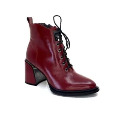 Elue Par Nous Paliki Cuir Rouge*Femme Bottines