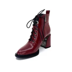 Elue Par Nous Paliki Cuir Rouge*Femme Bottines