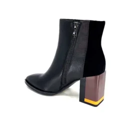 Elue Par Nous Palpe Cuir Noir*Femme Bottines