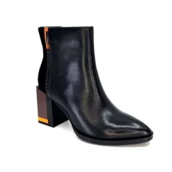 Elue Par Nous Palpe Cuir Noir*Femme Bottines